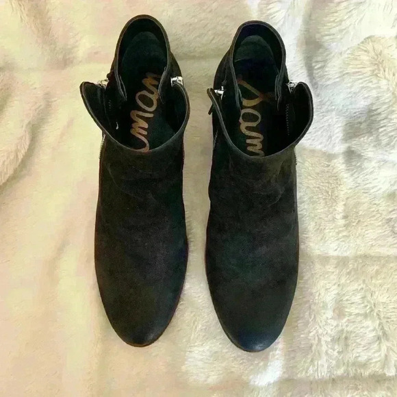 Sam Edelman | Packer ankle black booties w/  zipper size 6.5 - Picture 3 of 5